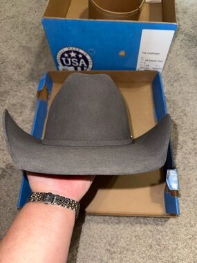 Resistol Men's Gray Western Cowboy Hat - Unbranded